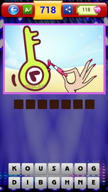 Đáp án đuổi hình bắt chữ - Khóa son