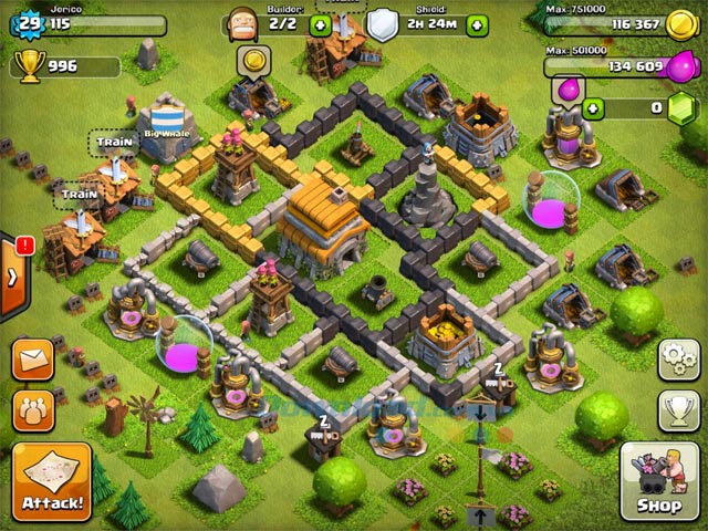 Hướng dẫn chơi Clash Of CLans cho người mới bắt đầu