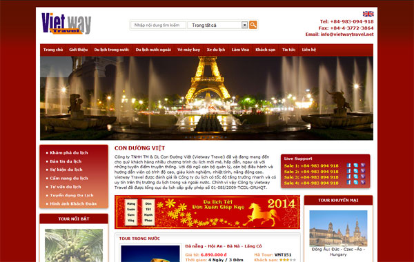 Các chức năng cần có khi thiết kế website du lịch